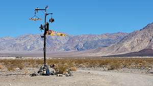 Saline Valley Warm Springs "bat pole"